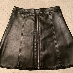 H&M leather skirt